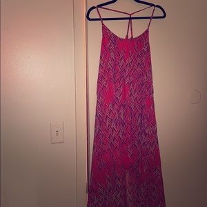 Chiffon high low dress